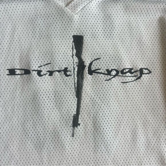 Kobe Sportswear Canada RARE Vintage Hockey Jersey Becker 16 Dirt Knap White XXL - Picture 7 of 11